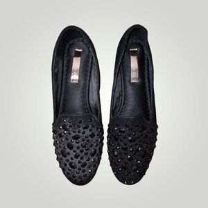 Sfera black round toe flats size 38 7.5